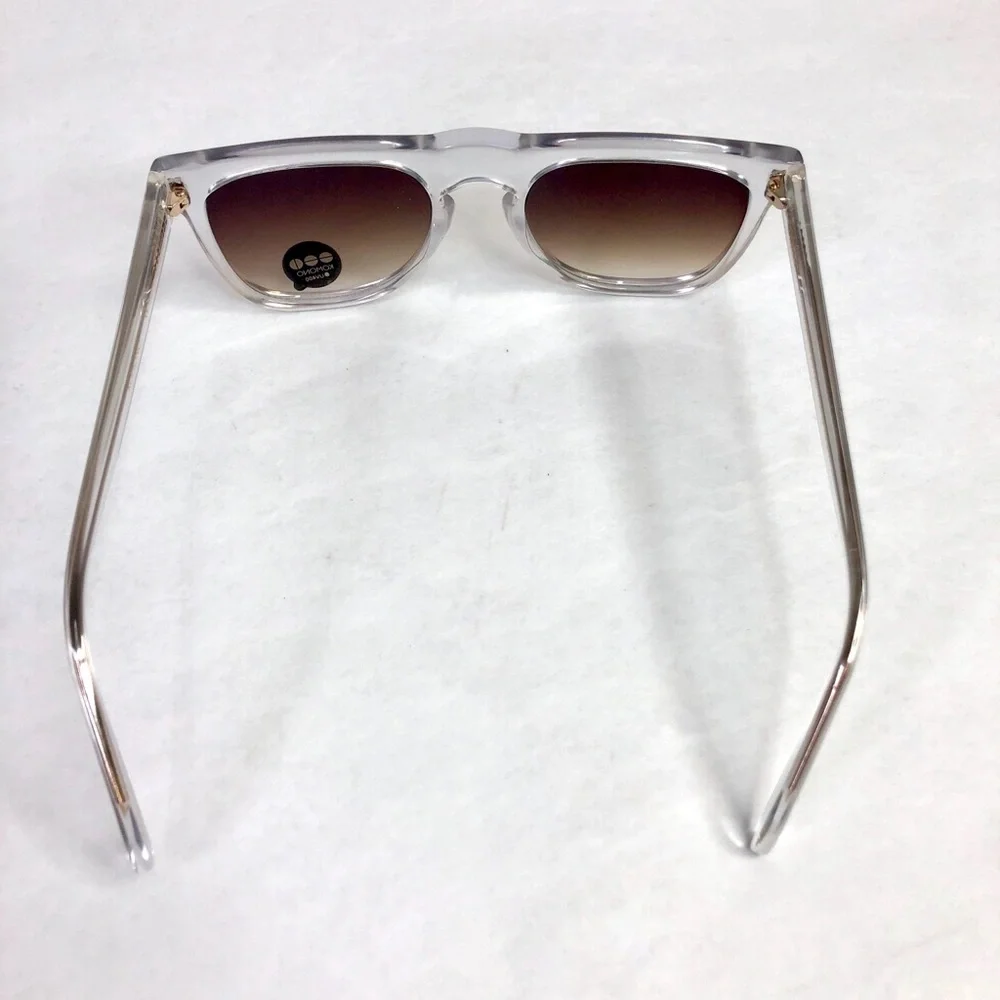 KOMONO Bennet Clear Sunglasses NEW oversized